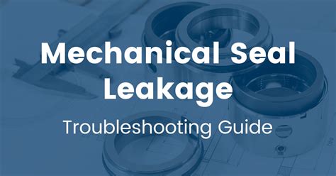 types of seal leak tests|mechanical seal leak testing.